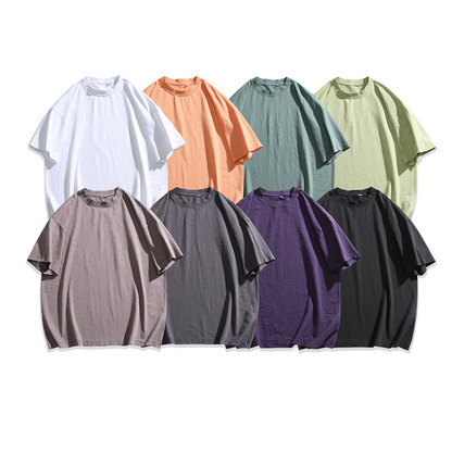 メランジコットン　ワイドTシャツ　N1633　