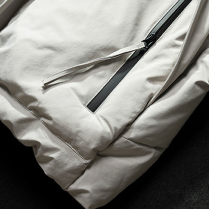 【Y.M.ORIGINAL】ホワイトダックダウン　ボリューム　フードジャケット　N855