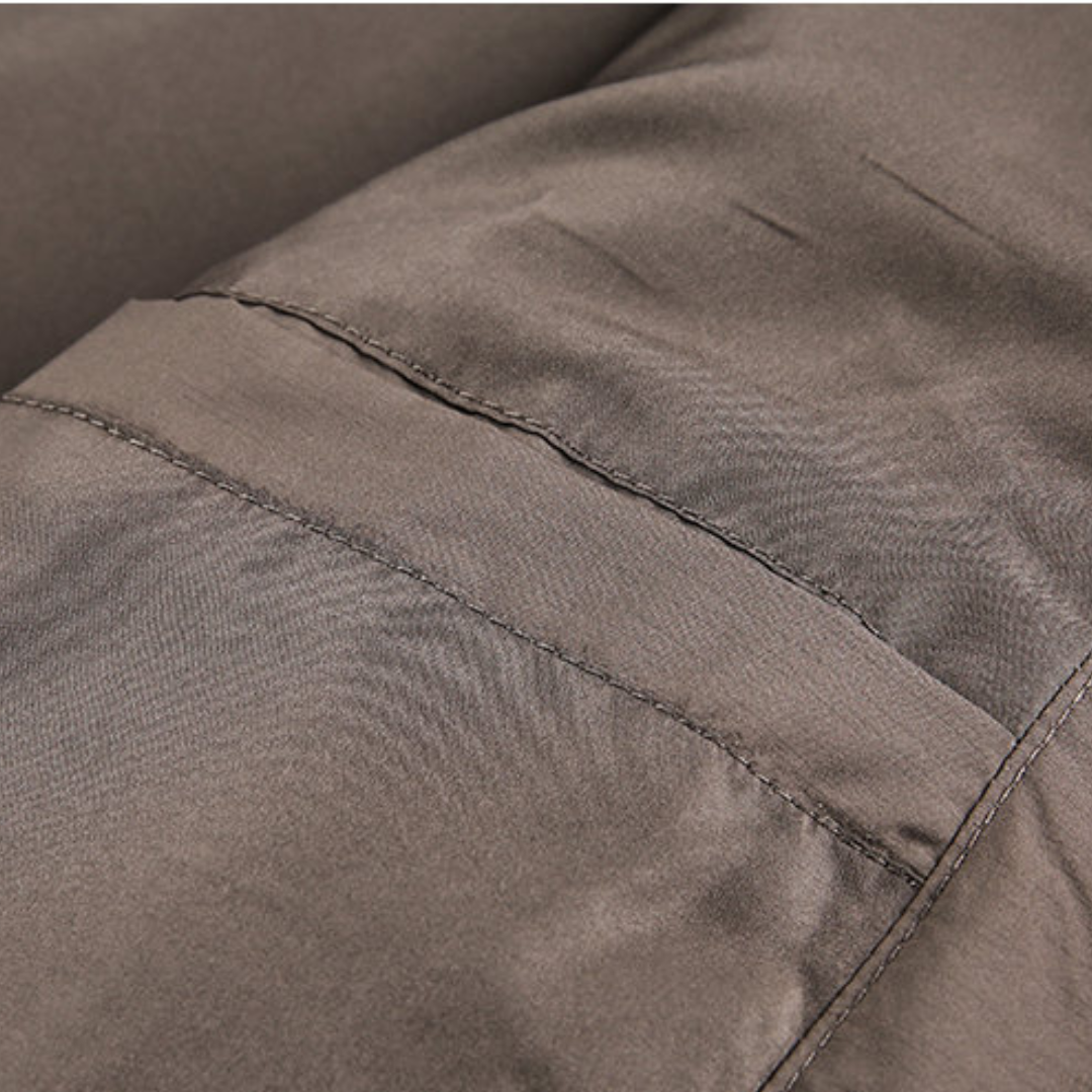 ホワイトダウン　リブカラージャケット　N962