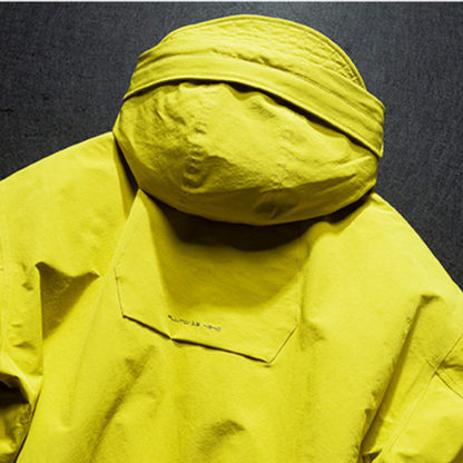 [YMORIGINAL] White Duck Down Zip Pocket Hooded Jacket N852