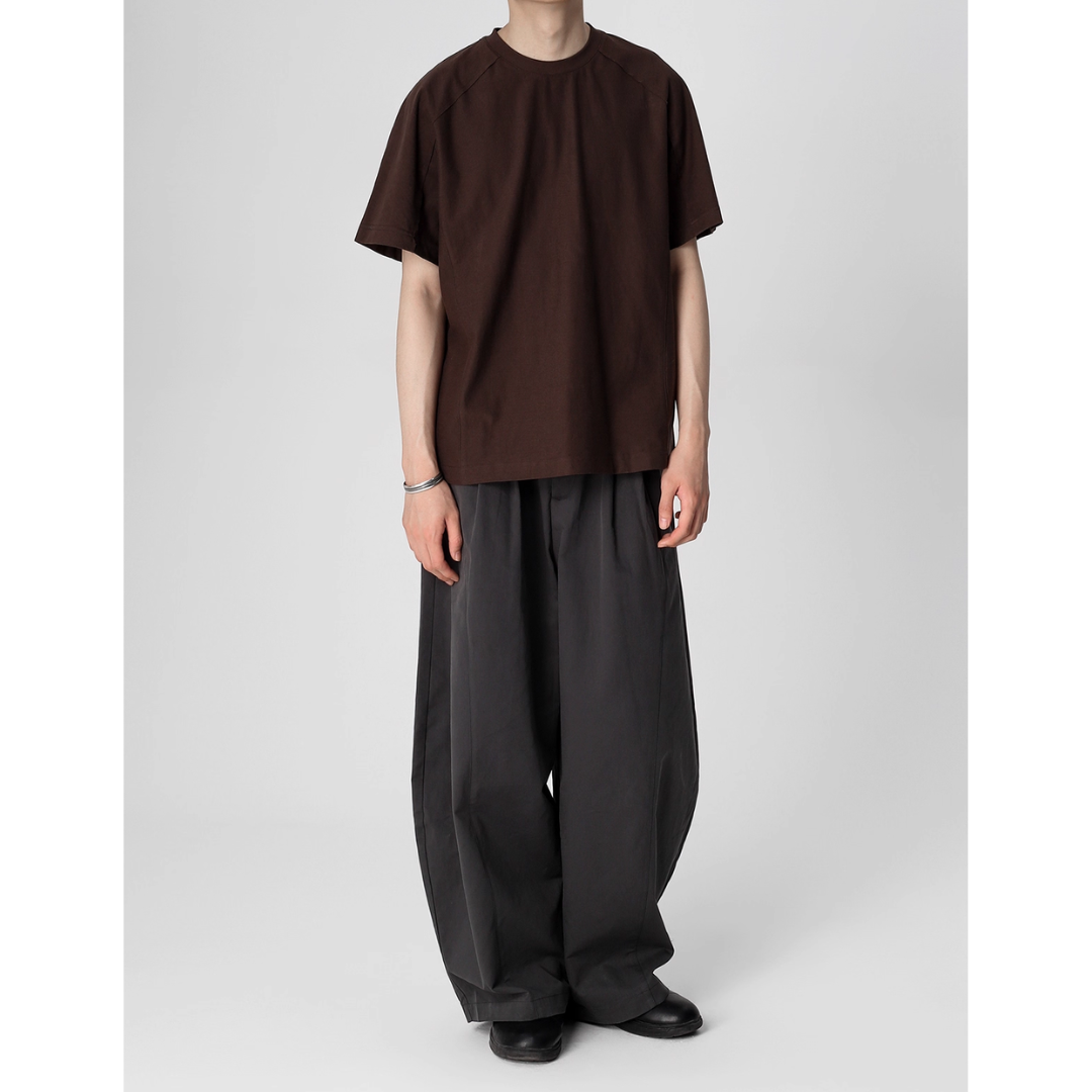 Tencel Cotton Wide Barrel Pants N741