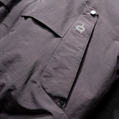 [YMORIGINAL] White Duck Down High Neck Hooded Jacket N854