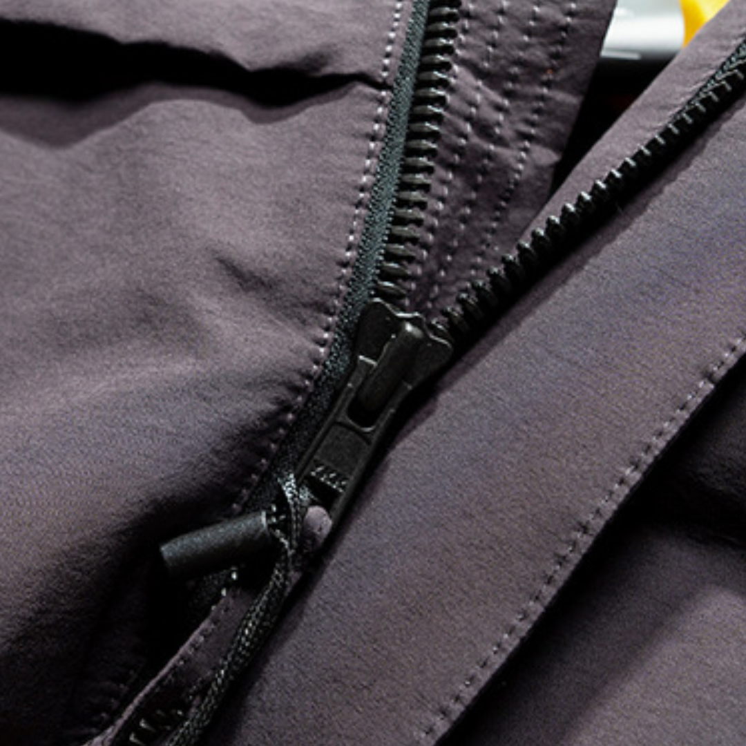 [YMORIGINAL] White Duck Down High Neck Hooded Jacket N854