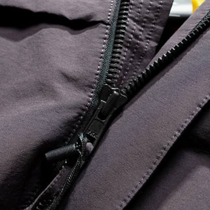 [YMORIGINAL] White Duck Down High Neck Hooded Jacket N854