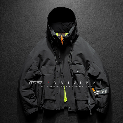 [YMORIGINAL] White Duck Down Utility Hooded Jacket N857