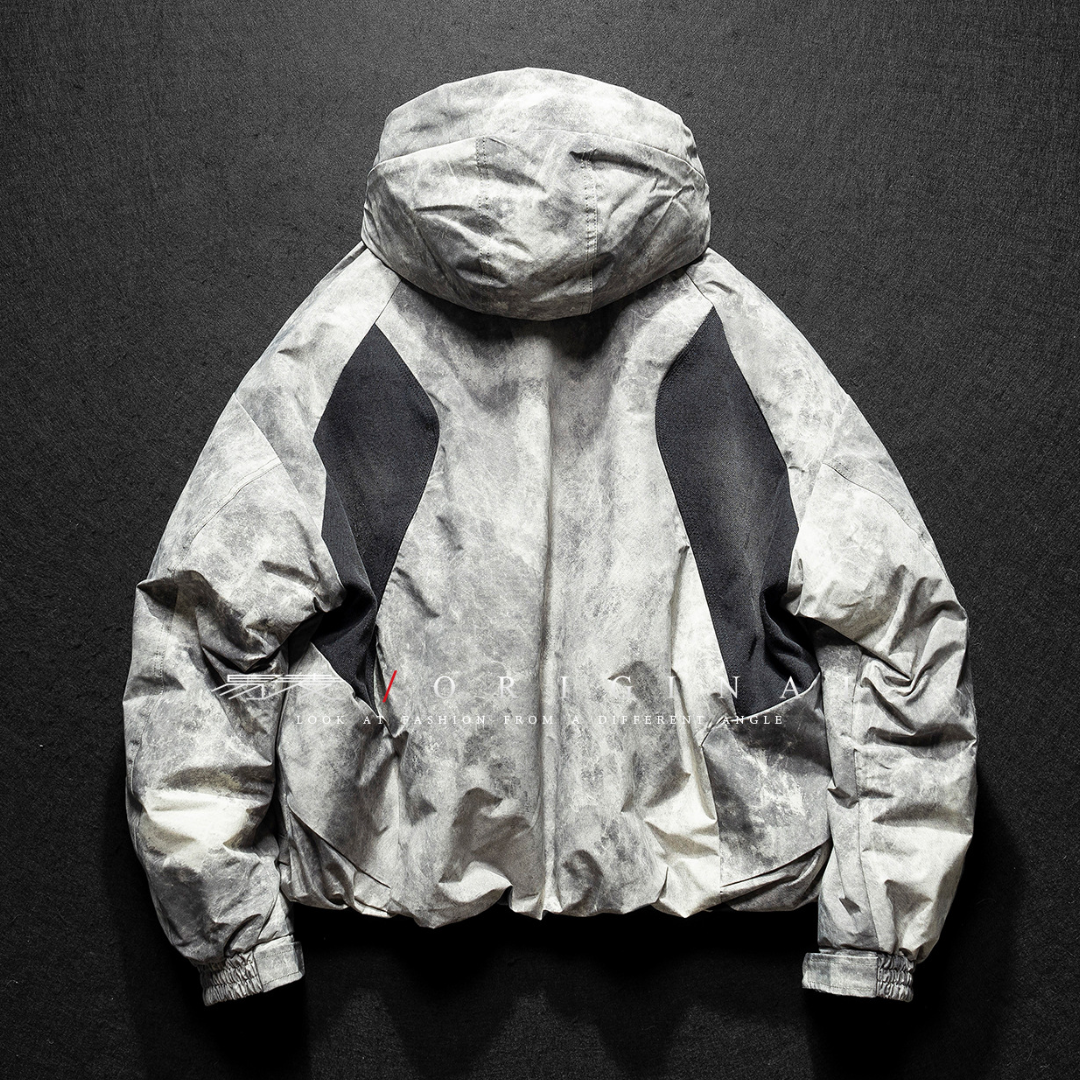 [YMORIGINAL] White Duck Down Fog Color Hooded Jacket N843