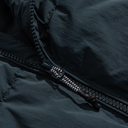 ホワイトダウン　パネル　ダウンベスト　N1023