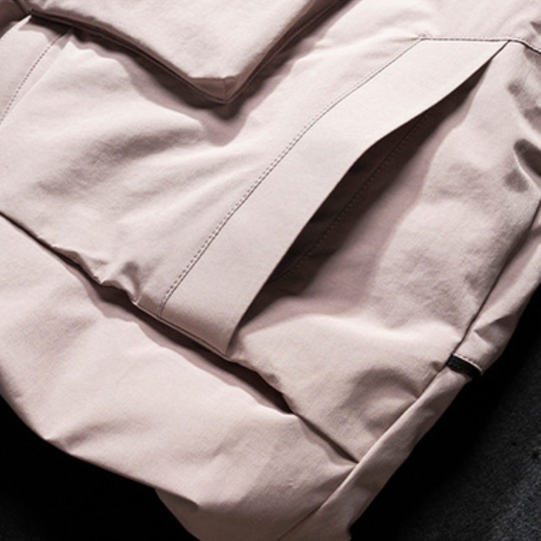 [YMORIGINAL] White Duck Down Big Pocket Hooded Jacket N849