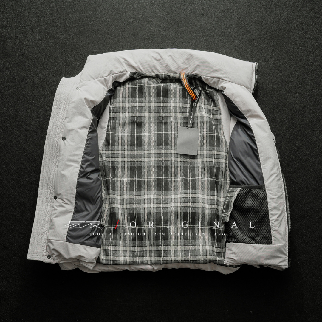 [YMORIGINAL] White Duck Down Fly Front Vest N870