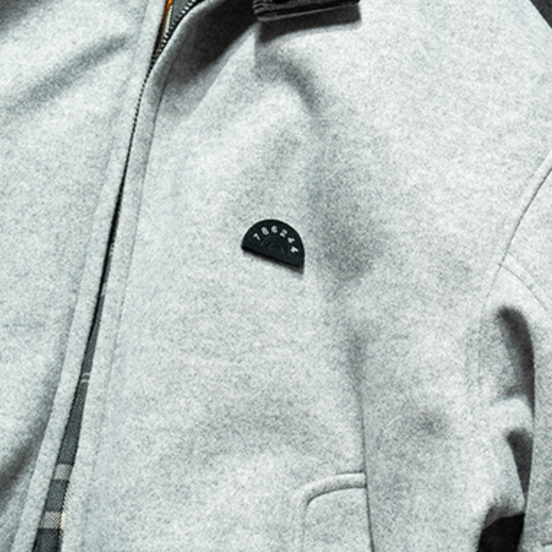 [YMORIGINAL] White Duck Down Woolly PE Stand Jacket N851