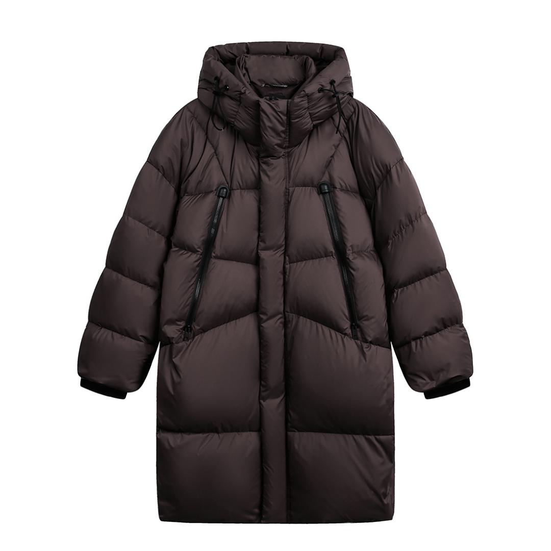 Faux layered wool polo collar knit N748