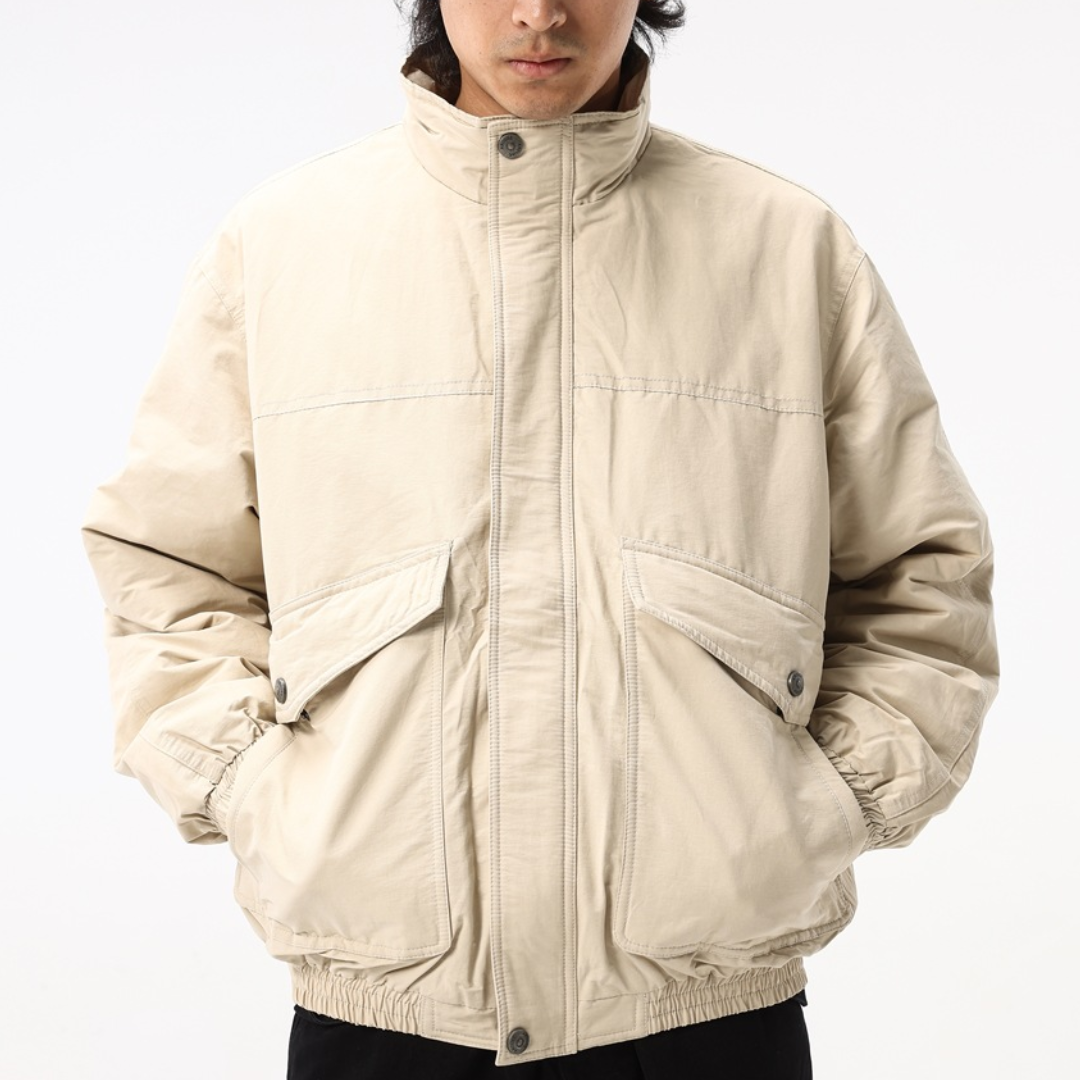 ホワイトダウン　ビッグポケット　ジャケット　N1020