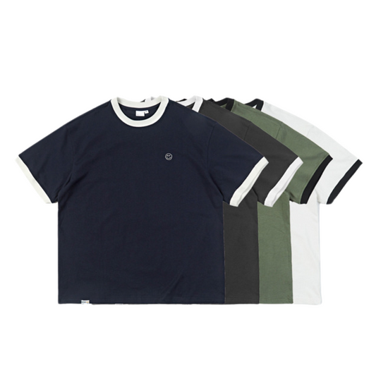 SMILEポイント　リンガーTシャツ　N301