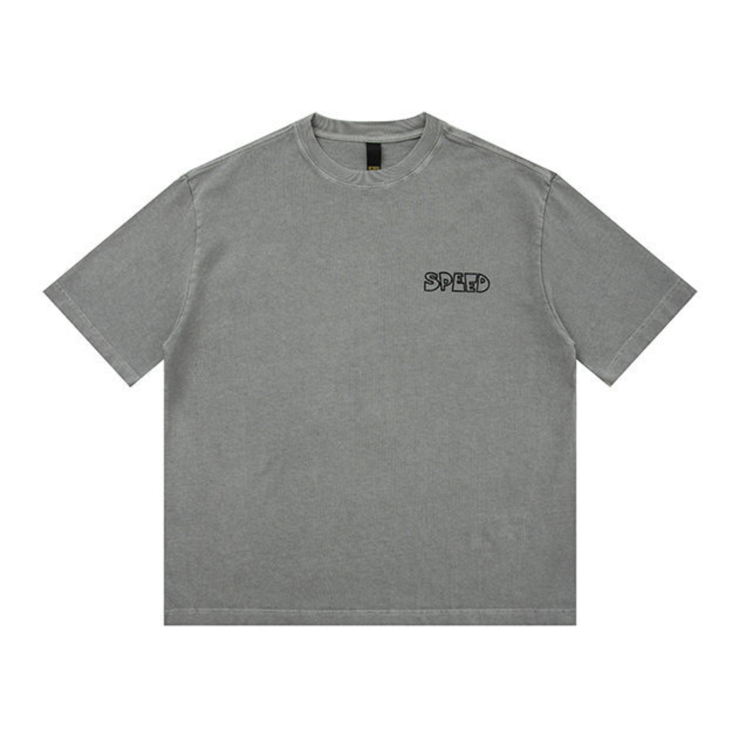 【SPEED】ヘビーウェイト　プリントTシャツ　N1515 グレー