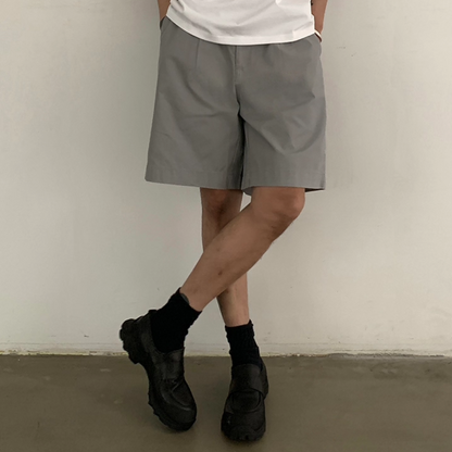 ワイドストレート　ハーフパンツ　N507