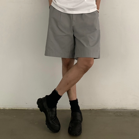 ワイドストレート　ハーフパンツ　N507