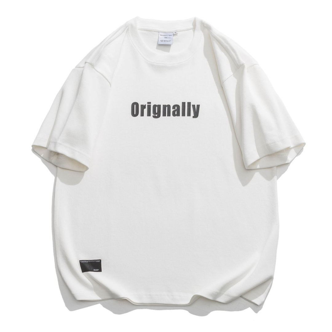 【Orignally】コットンポリ　プリントTシャツ　N1605