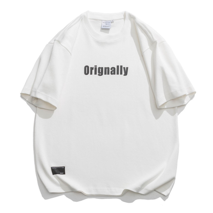 【Orignally】コットンポリ　プリントTシャツ　N1605