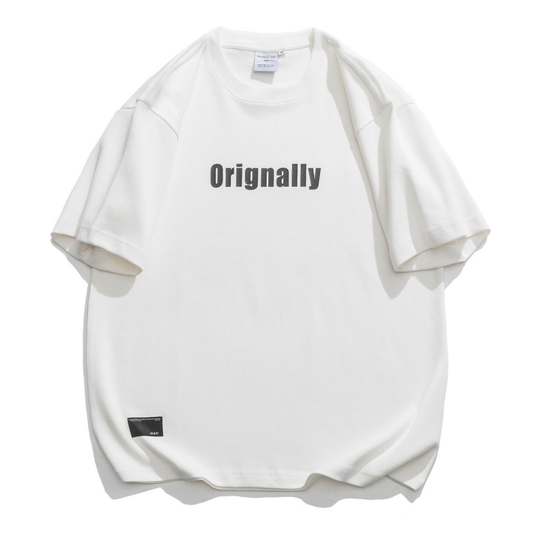 【Orignally】コットンポリ　プリントTシャツ　N1605
