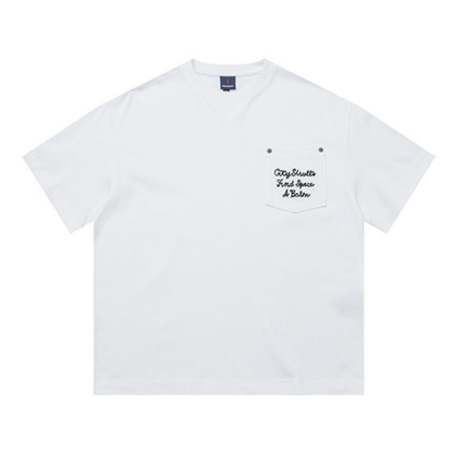 ワンポイント　レタード　Tシャツ　N1621