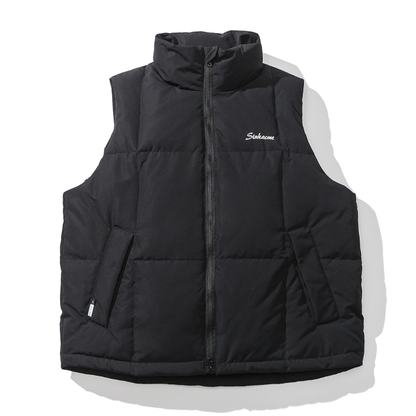 Faux layered wool polo collar knit N748