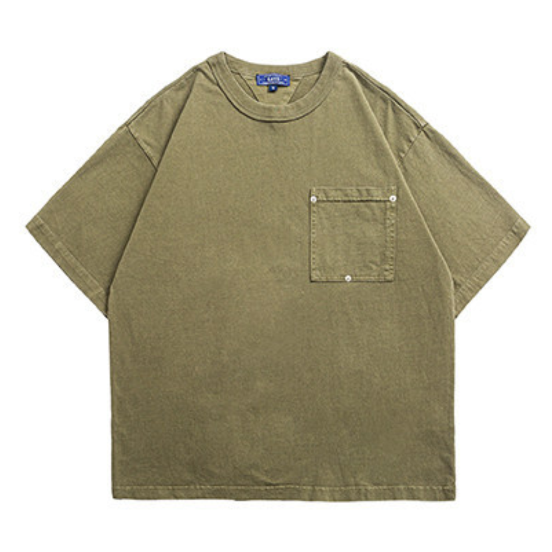 ヘビーウェイト　リベットポケット　半袖Tシャツ　N1501