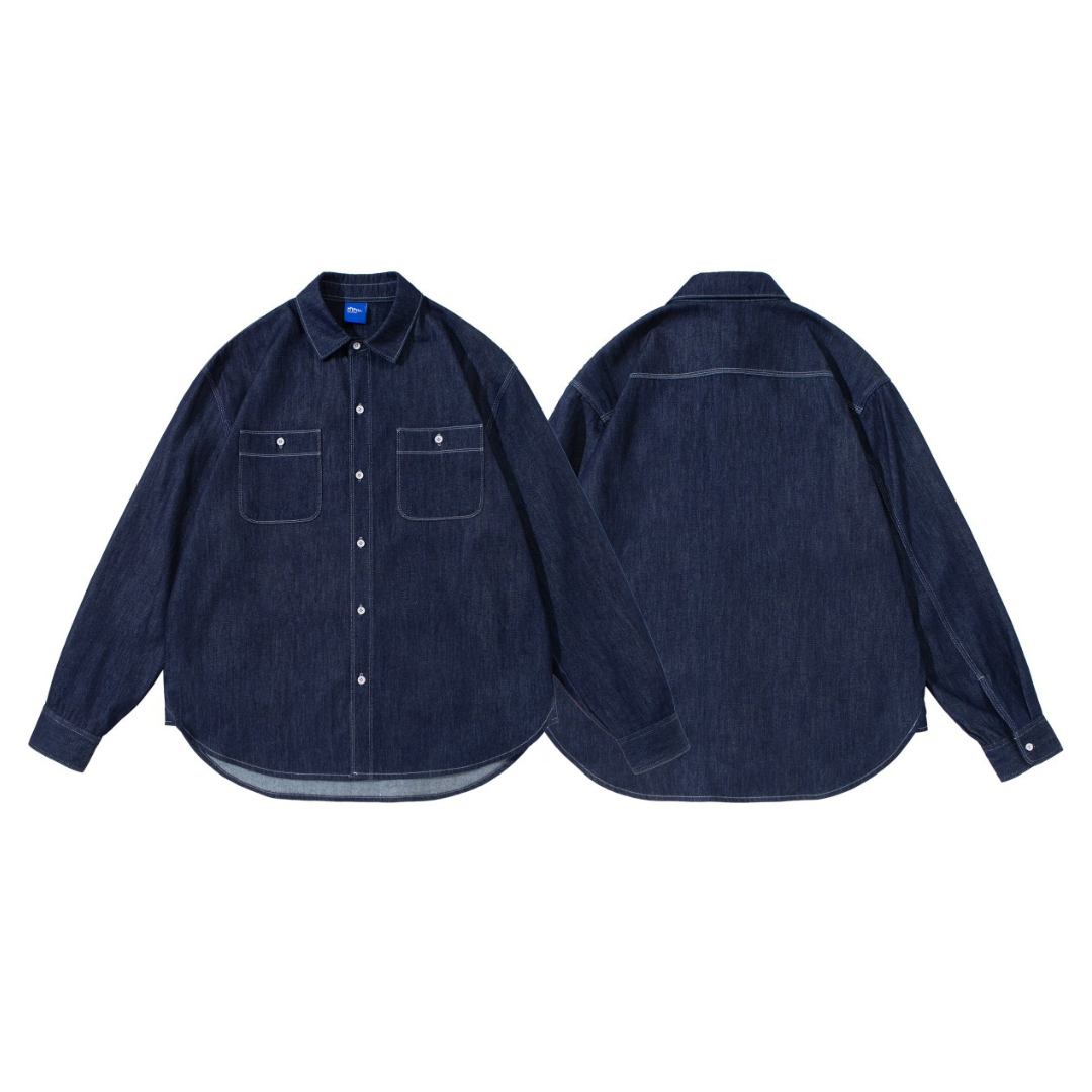 デニム　ワークシャツ　N1037