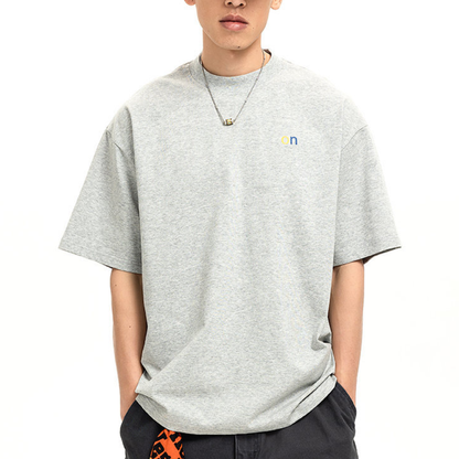 【on】クルーネック　プリントロゴTシャツ　N1622