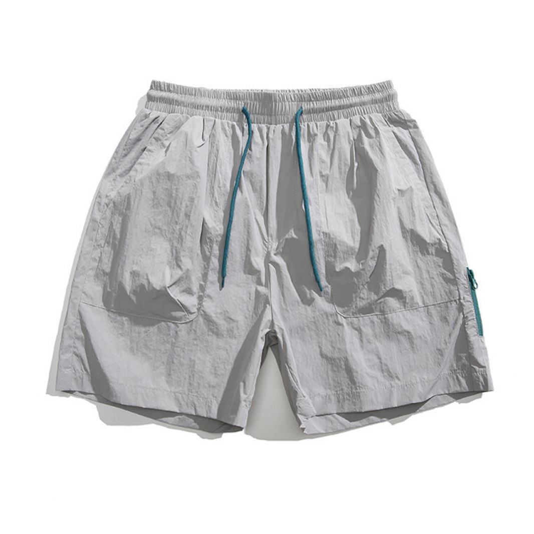 Nylon Gimmick Zip Shorts N1514 ライトグレー
