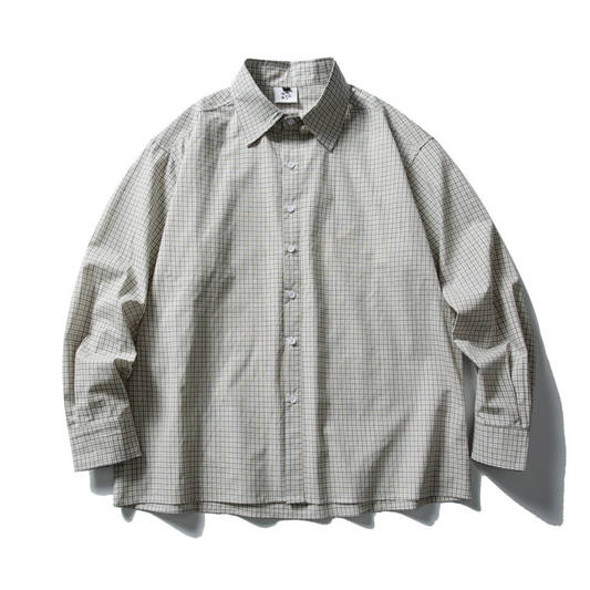 グラフチェック　レギュラーシャツ　N1275