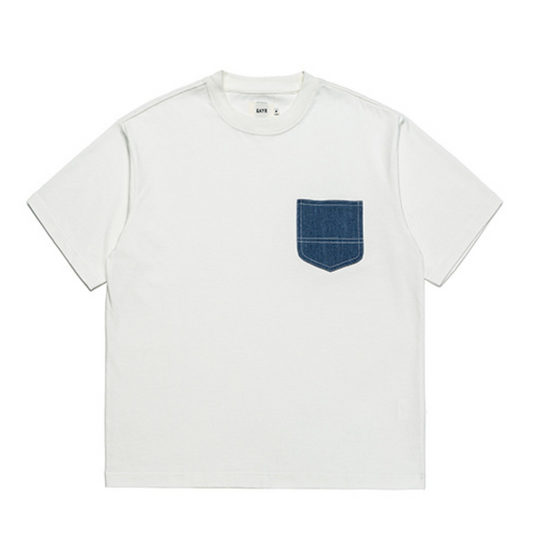 デニムパッチポケット　Tシャツ　N375
