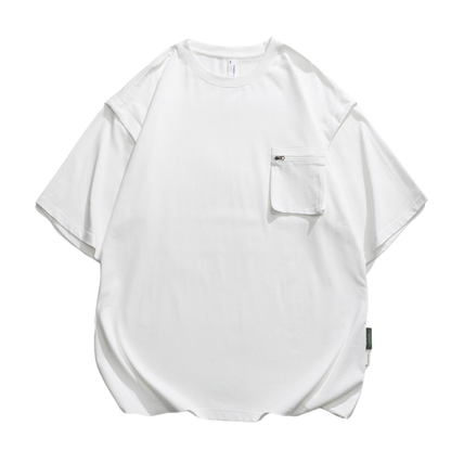ジップパッチポケット　Tシャツ　N1412