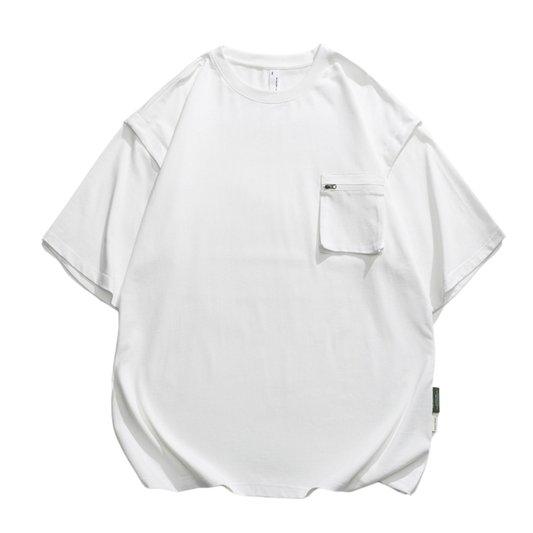 ジップパッチポケット　Tシャツ　N1412