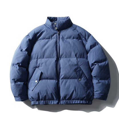 マイクロチェック　パデットジャケット　N970