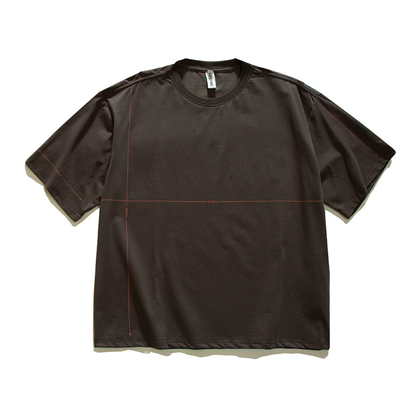 コットンポリ　ラインプリント　Tシャツ　N1682