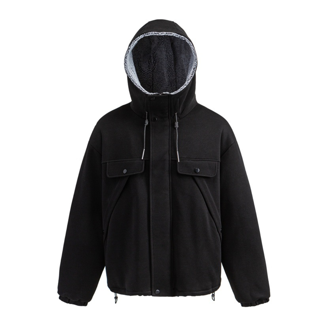 ボア＆キルティングライナー　フードジャケット　N1018