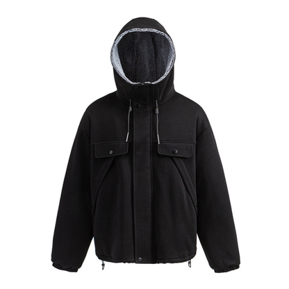 ボア＆キルティングライナー　フードジャケット　N1018