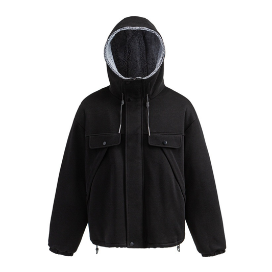 ボア＆キルティングライナー　フードジャケット　N1018