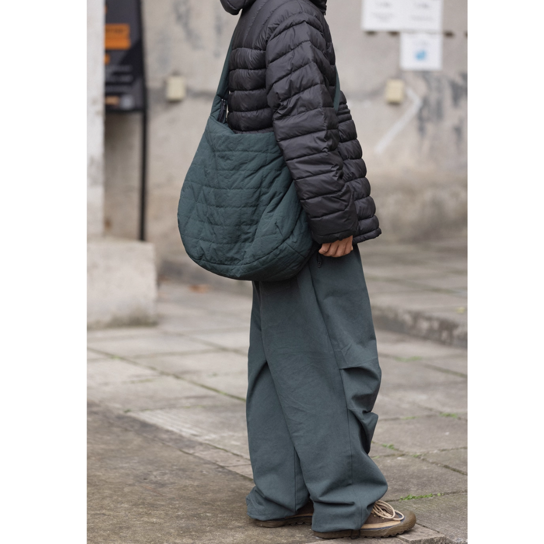 Quilted Big Shoulder Bag N710