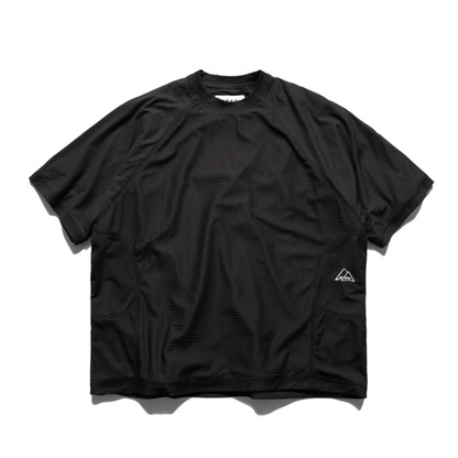 ポリエステルナイロン　メッシュ　ワイドTシャツ　N373