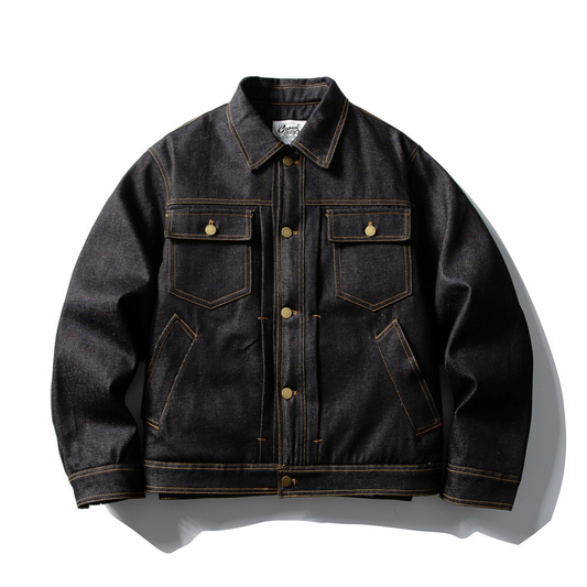 Faux layered wool polo collar knit N748