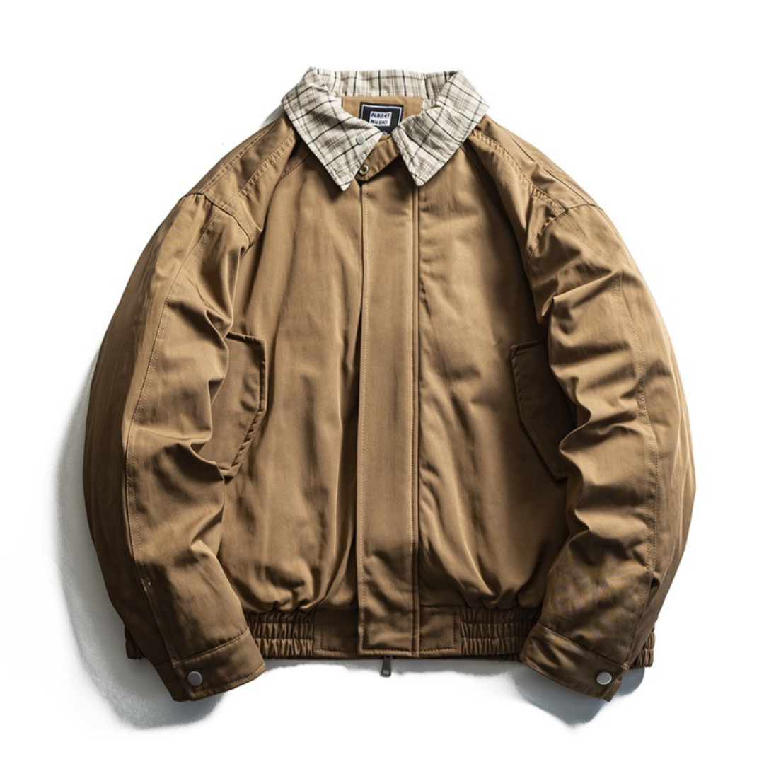 トラッドチェック　パテッド　ジャケット　N937