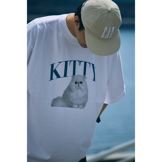 【KIITY】Cat Crew T-shirts -Exotic shorthair
