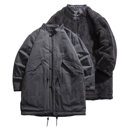 リバーシブル　裏ボア　モッズコート　N971