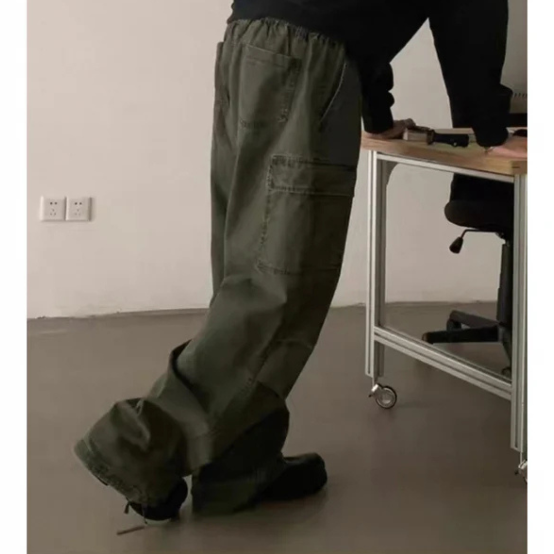 フェードコットン　カーゴパンツ　N1001