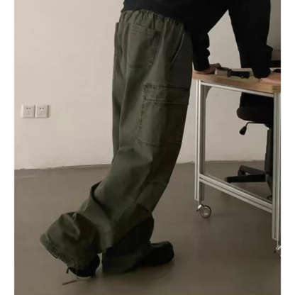 フェードコットン　カーゴパンツ　N1001