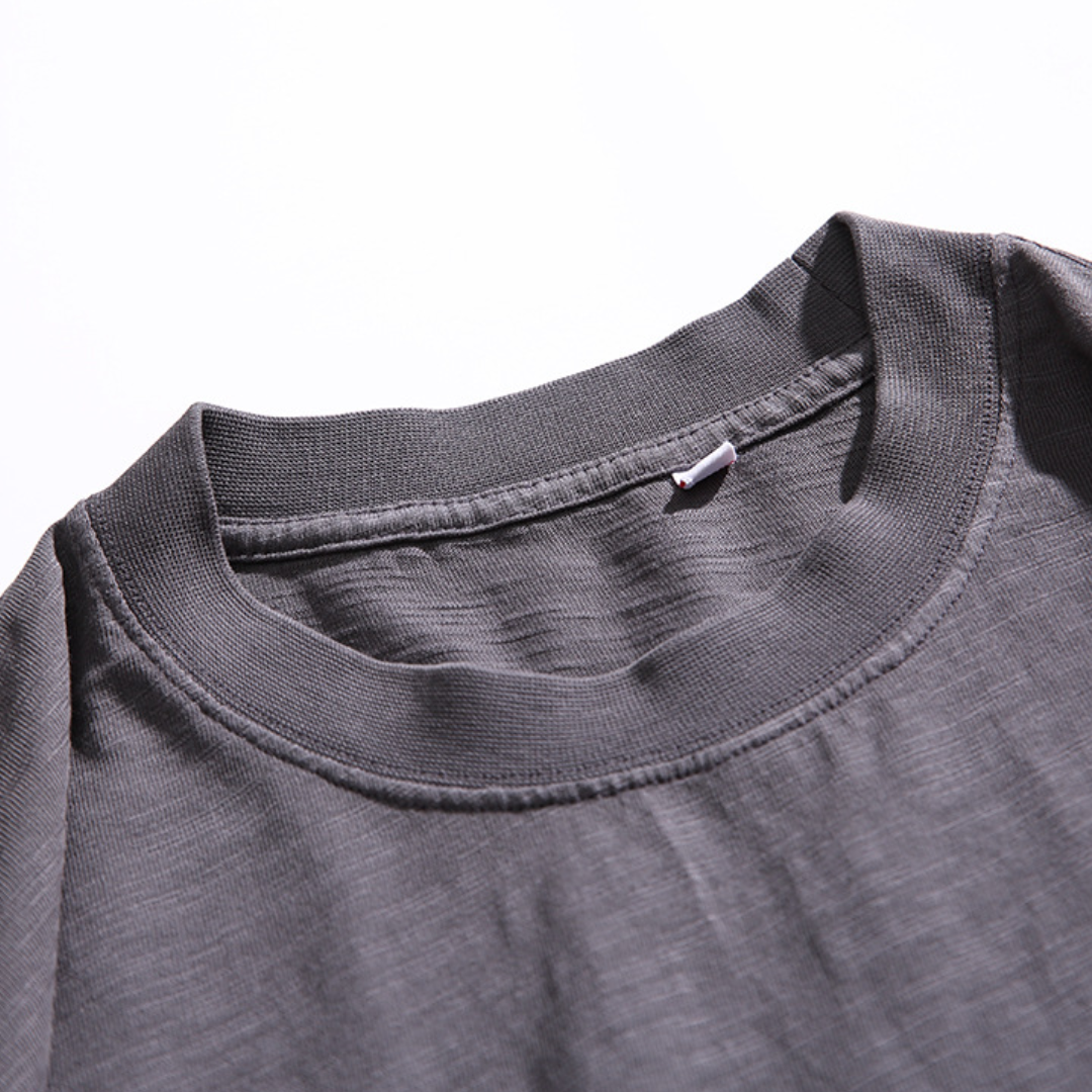 メランジコットン　ワイドTシャツ　N1633　