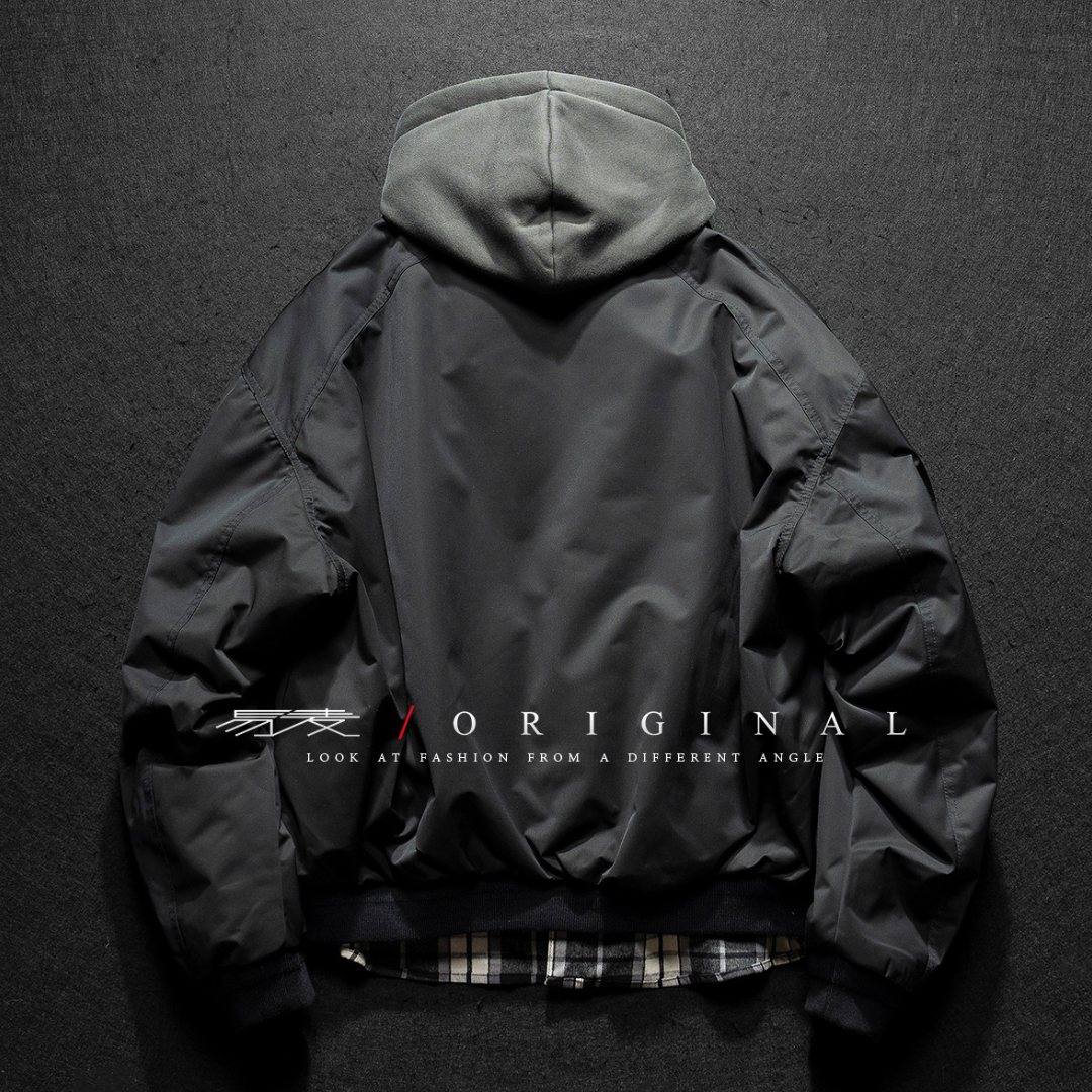 [YMORIGINAL] White Duck Down Faux Layered Jacket N853