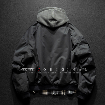 [YMORIGINAL] White Duck Down Faux Layered Jacket N853