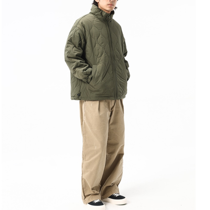 フリースライナー　ウェーブキルティング　ジャケット　N1021